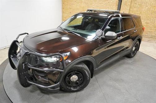 Brown 2021 Ford Utility Police Interceptor Base