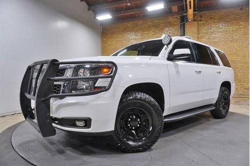 White 2019 Chevrolet Tahoe Police