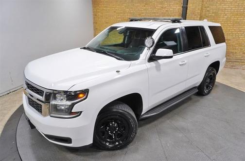White 2018 Chevrolet Tahoe Police