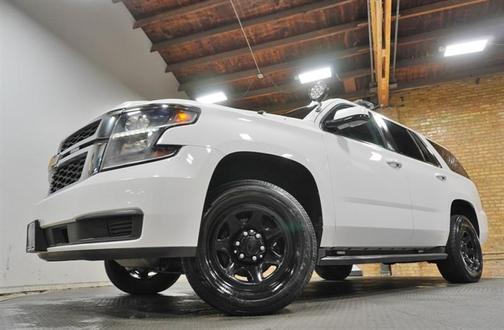 White 2018 Chevrolet Tahoe Police