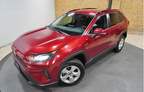 Ruby Flare Pearl 2021 Toyota RAV4 Hybrid LE