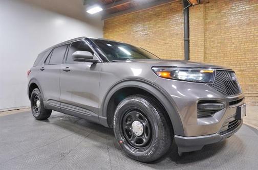 Gray 2020 Ford Utility Police Interceptor Base