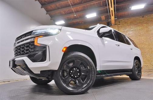 White 2022 Chevrolet Tahoe Police