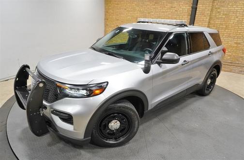 Silver 2021 Ford Utility Police Interceptor Base