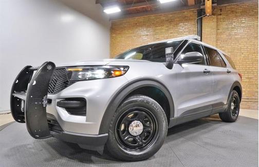 Silver 2021 Ford Utility Police Interceptor Base