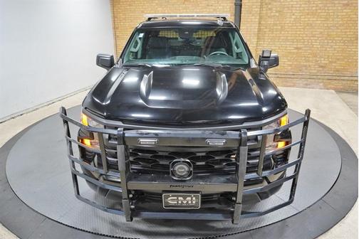 Black 2024 Chevrolet Silverado 1500 PPV POLICE LIGHTBAR LED LIGHTS CONSOLE PARTITION E