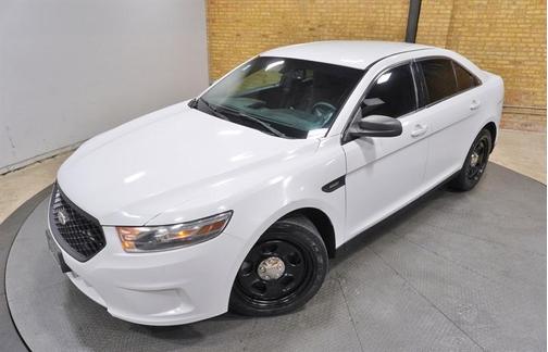 White 2014 Ford Sedan Police Interceptor Base