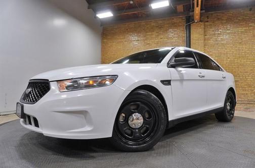 White 2014 Ford Sedan Police Interceptor Base