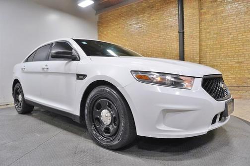 White 2014 Ford Sedan Police Interceptor Base