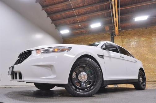 White 2014 Ford Sedan Police Interceptor Base