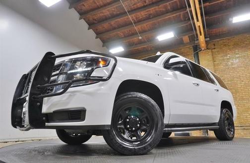 White 2018 Chevrolet Tahoe Police