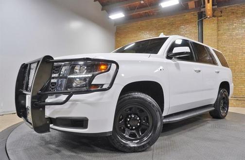 White 2018 Chevrolet Tahoe Police