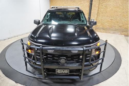 Black 2024 Chevrolet Silverado 1500 PPV POLICE LIGHTBAR LED LIGHTS CONSOLE PARTITION E