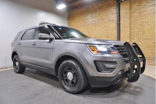 Gray 2017 Ford Utility Police Interceptor Base