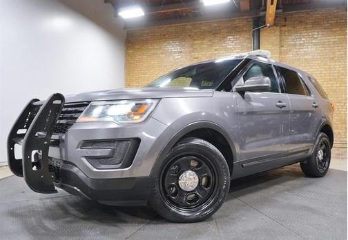 Gray 2017 Ford Utility Police Interceptor Base