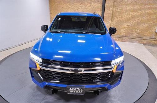 Blue 2021 Chevrolet Tahoe Police