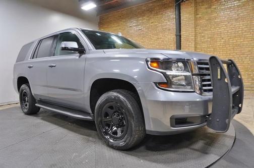 Gray 2020 Chevrolet Tahoe Police