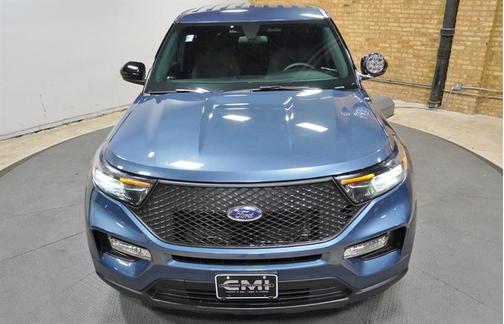 Blue 2022 Ford Utility Police Interceptor Base