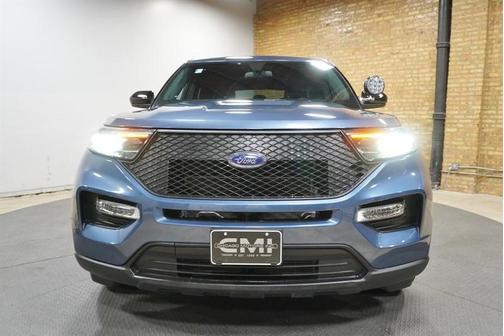 Blue 2022 Ford Utility Police Interceptor Base