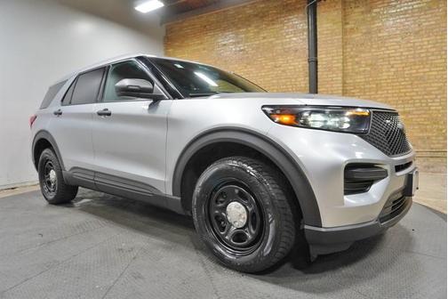 Silver 2020 Ford Utility Police Interceptor Base