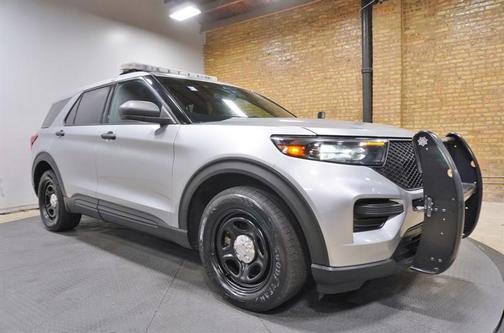 Silver 2021 Ford Utility Police Interceptor Base