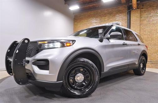 Silver 2021 Ford Utility Police Interceptor Base