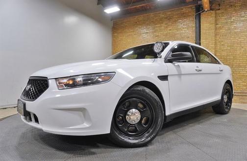 White 2015 Ford Sedan Police Interceptor Base