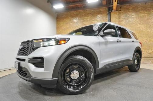 Silver 2022 Ford Utility Police Interceptor Base