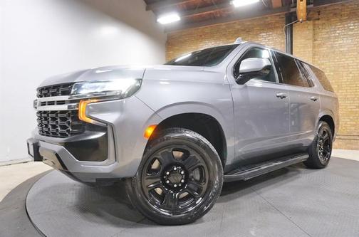 2021 Chevrolet Tahoe PPV POLICE-RED/BLUE LED LIGHTS LAPTOP TRUNK VAULT