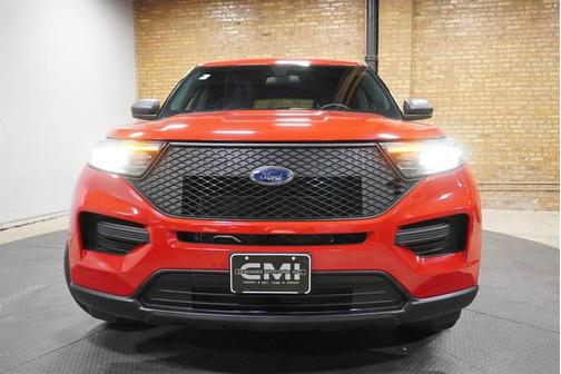 Red 2020 Ford Utility Police Interceptor Base