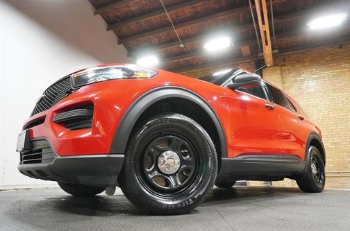 Red 2020 Ford Utility Police Interceptor Base
