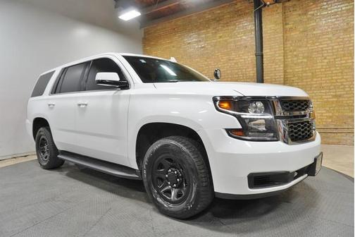 White 2018 Chevrolet Tahoe Police
