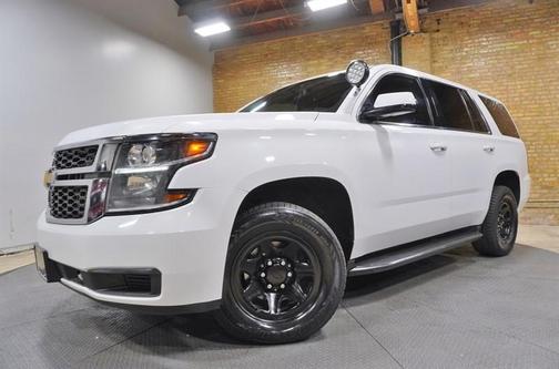 White 2018 Chevrolet Tahoe Police