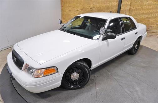 White 2011 Ford Crown Victoria Police Interceptor