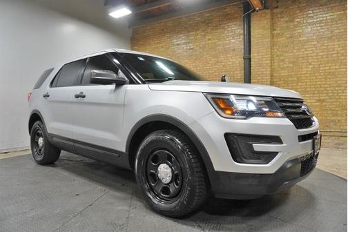Silver 2018 Ford Utility Police Interceptor Base