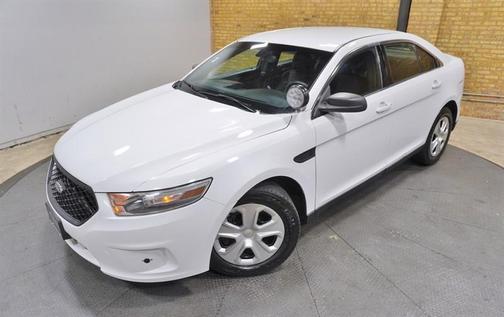 White 2014 Ford Sedan Police Interceptor Base