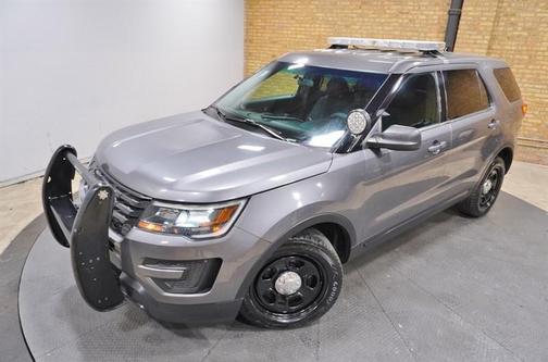 Gray 2017 Ford Utility Police Interceptor Base