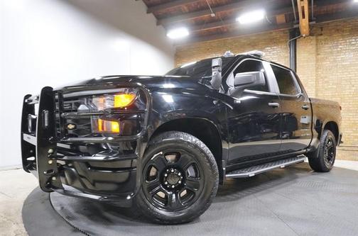 Black 2024 Chevrolet Silverado 1500 PPV POLICE LIGHTBAR LED LIGHTS CONSOLE PARTITION E