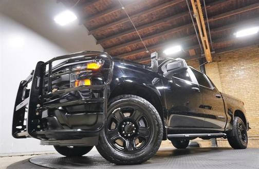 Black 2024 Chevrolet Silverado 1500 PPV POLICE LIGHTBAR LED LIGHTS CONSOLE PARTITION E