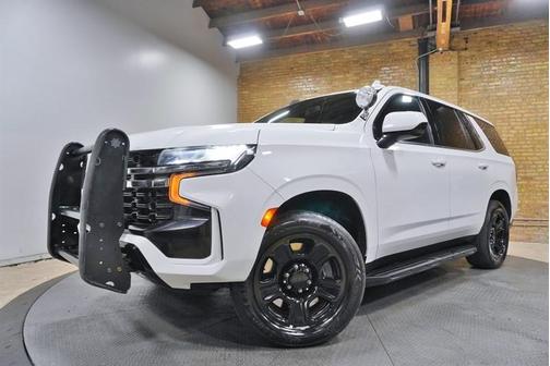 White 2022 Chevrolet Tahoe Police