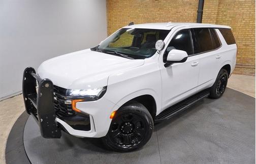 White 2022 Chevrolet Tahoe Police