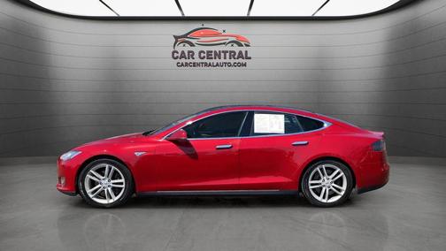 Red Multi-Coat 2015 Tesla Model S 85D