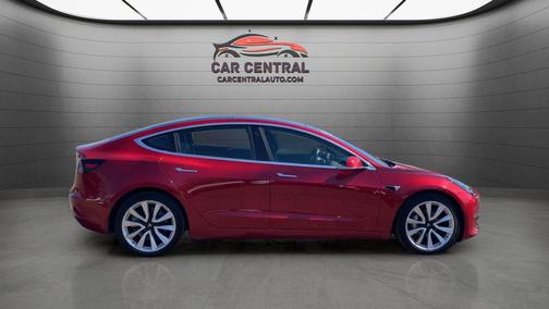 Red Multi-Coat 2018 Tesla Model 3 Long Range
