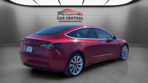 Red Multi-Coat 2018 Tesla Model 3 Long Range