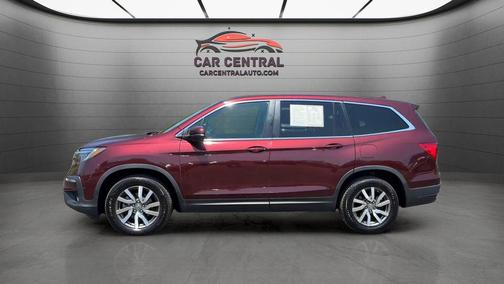 Burgundy 2020 Honda Pilot AWD EX-L