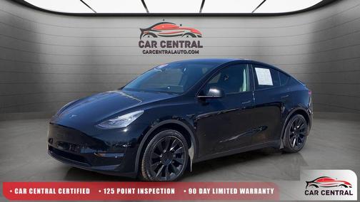 Solid Black 2021 Tesla Model Y Long Range Dual Motor All-Wheel Drive