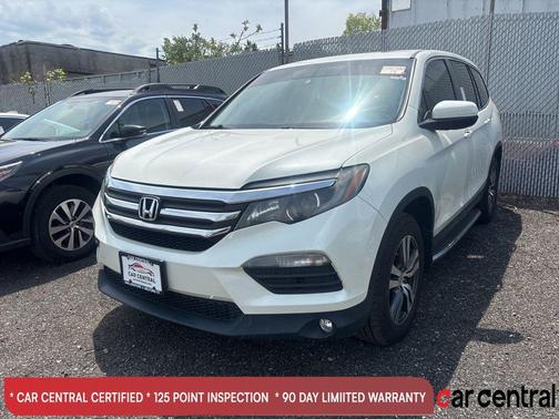 White Diamond Pearl 2017 Honda Pilot EX-L