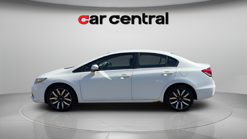 White 2014 Honda Civic EX