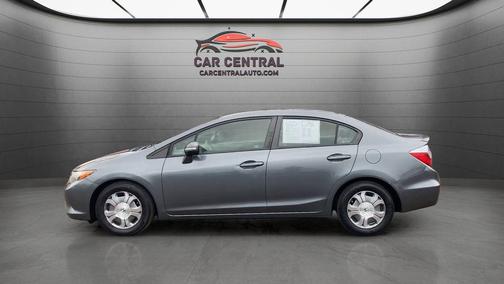 Polished Metal Metallic 2012 Honda Civic Hybrid Base