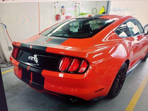 Competition Orange 2016 Ford Mustang GT Premium